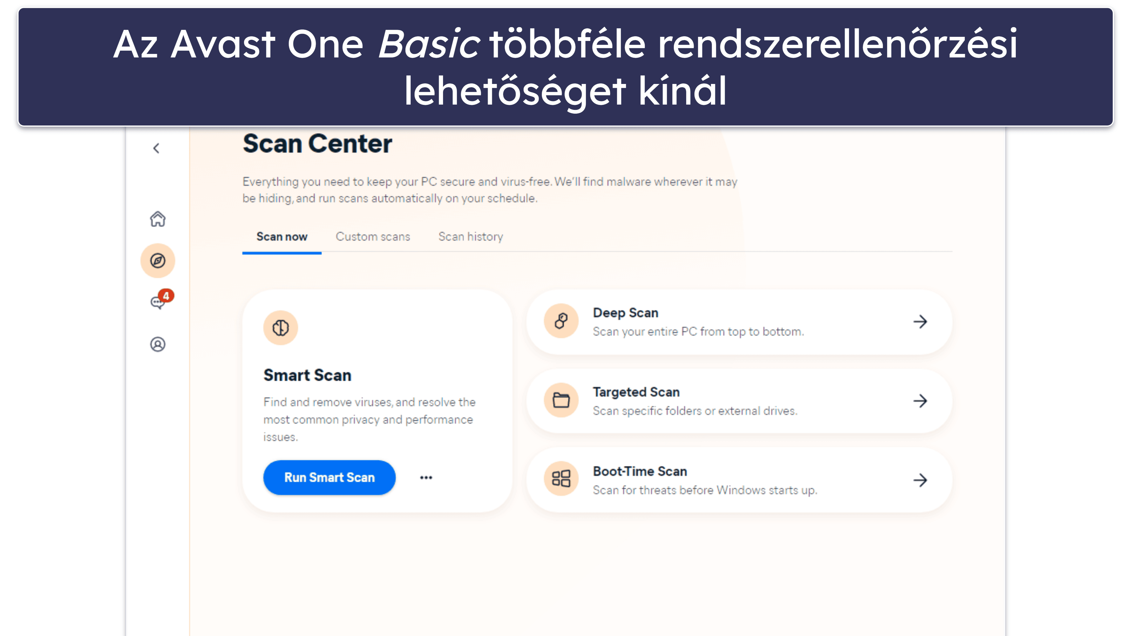 5. Avast One Basic — Hatékony vírusirtó csinos adatvédelmi eszközcsomaggal