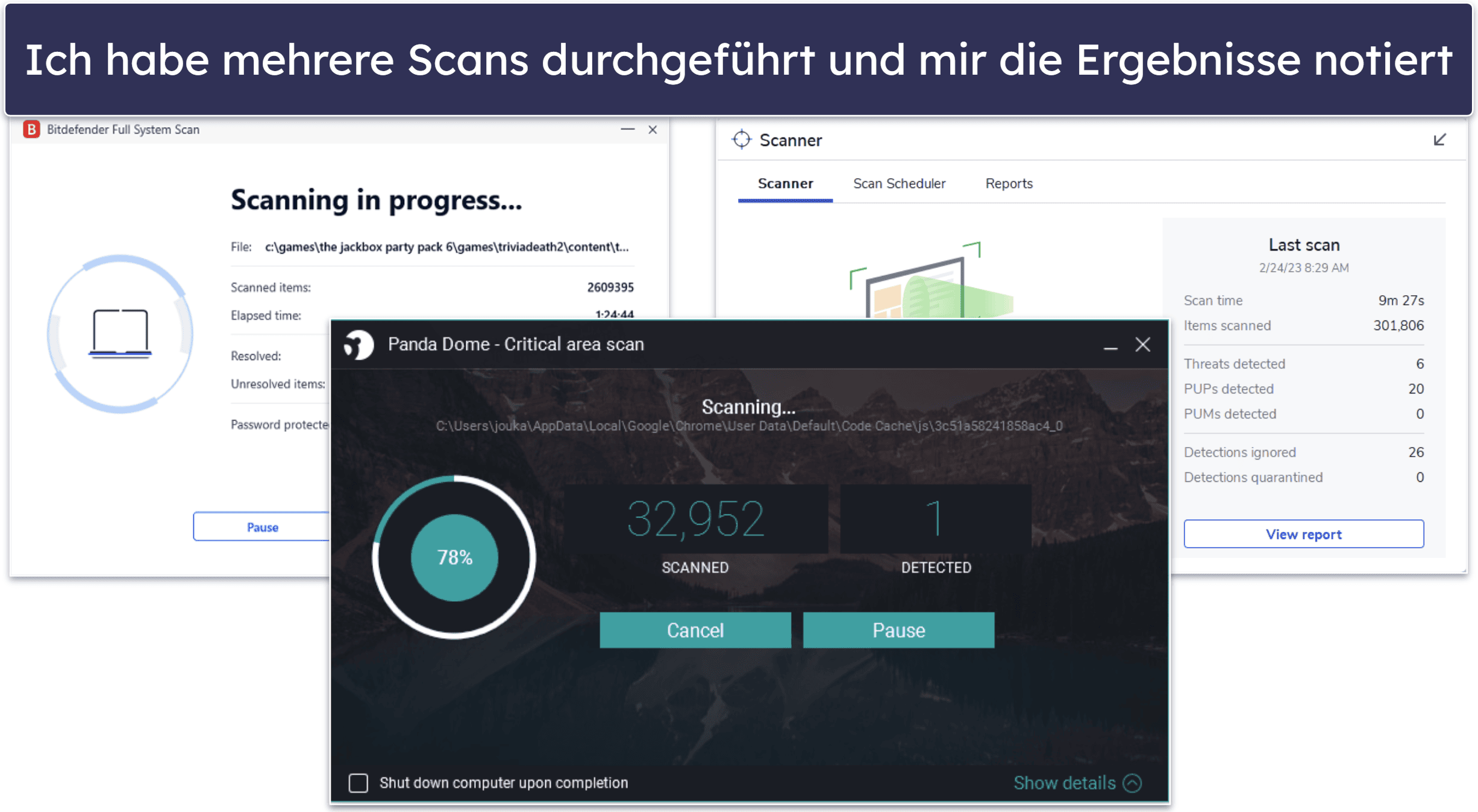 Test-Methode: Vergleich &amp; Kriterien für die Rangliste