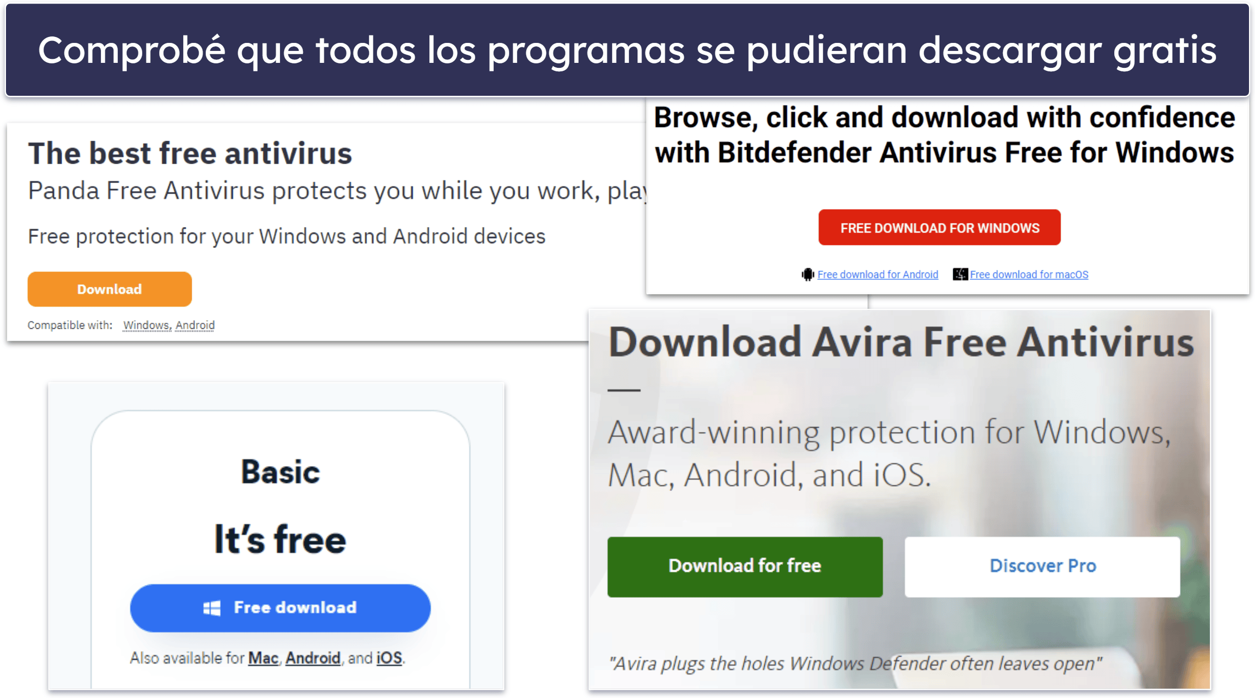 Métodos de prueba: criterios de comparación y clasificación