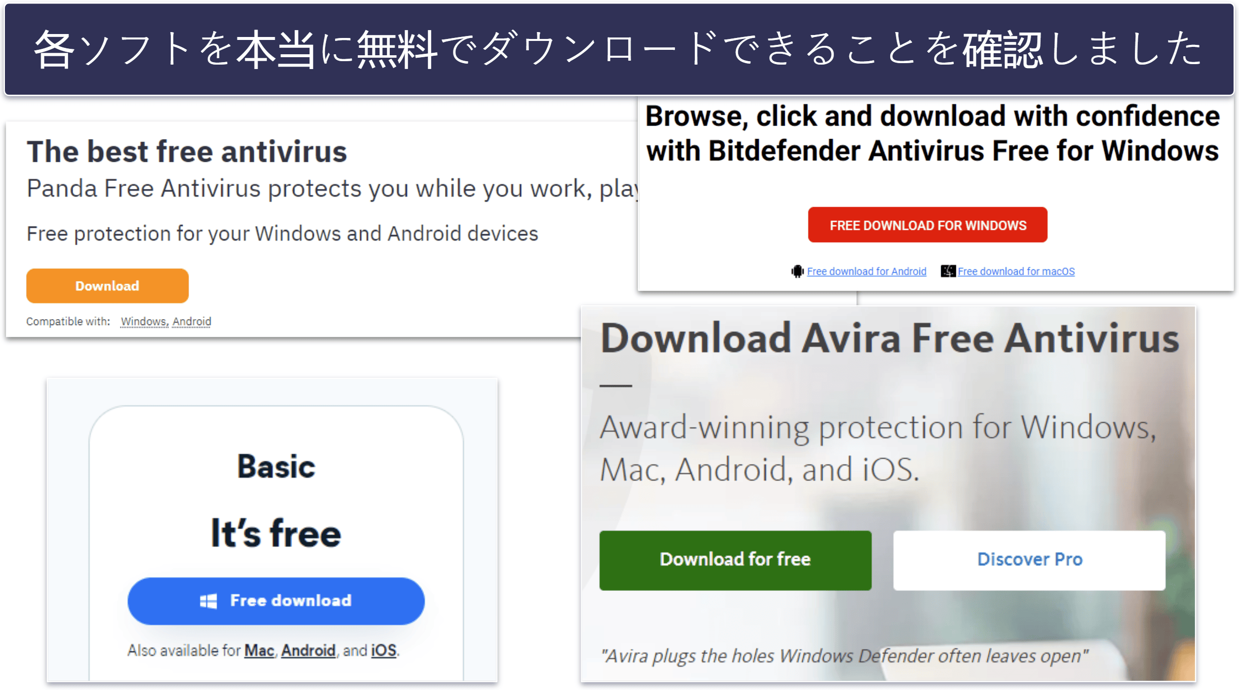 調査方法：比較とランク付けの基準