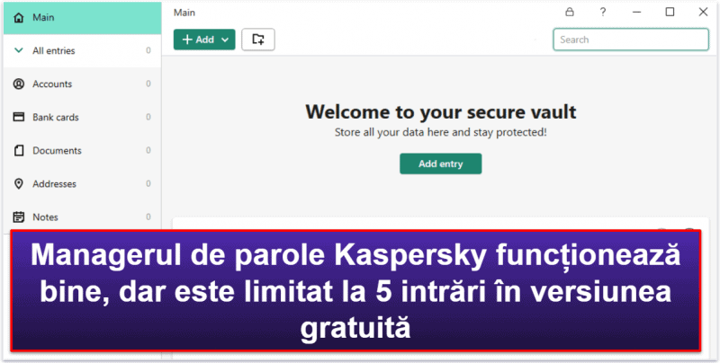 8. Kaspersky Free — O gamă bună de funcții gratuite