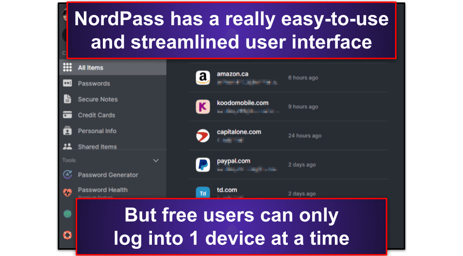 4. NordPass — Very Intuitive Interface + Multi-Device Sync