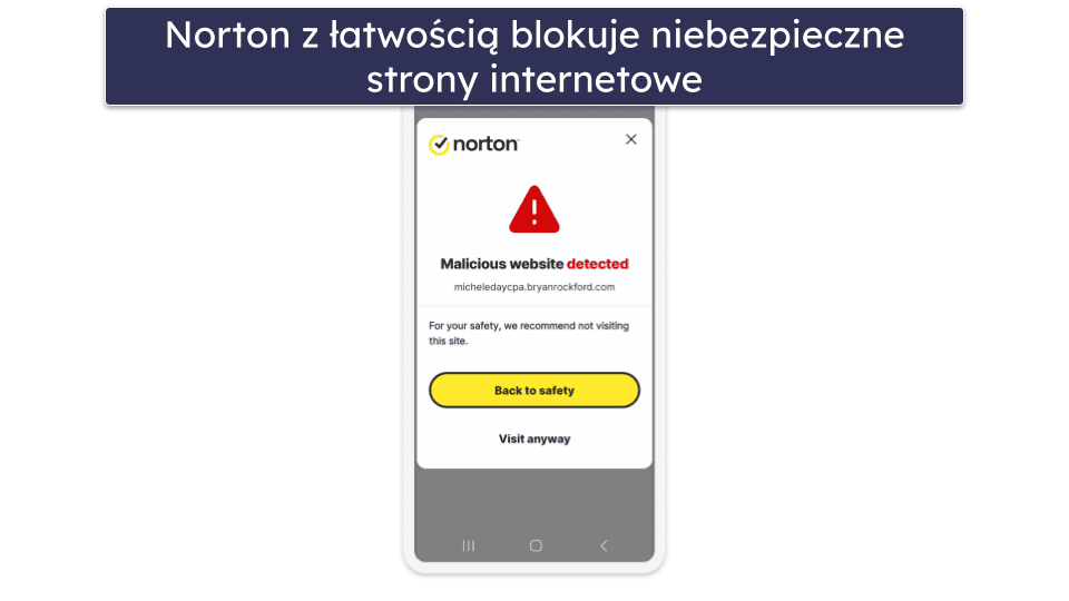 1. Norton – zaawansowana cyberochrona dla systemu Android