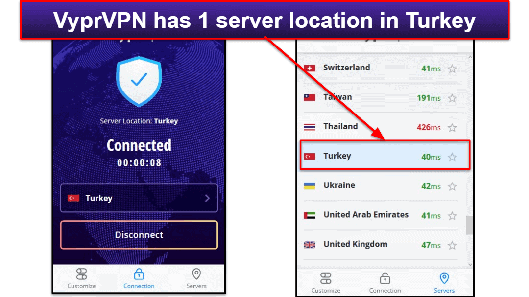 🥉 3. VyprVPN — Good for Getting a Turkish IP Address on Multiple Devices