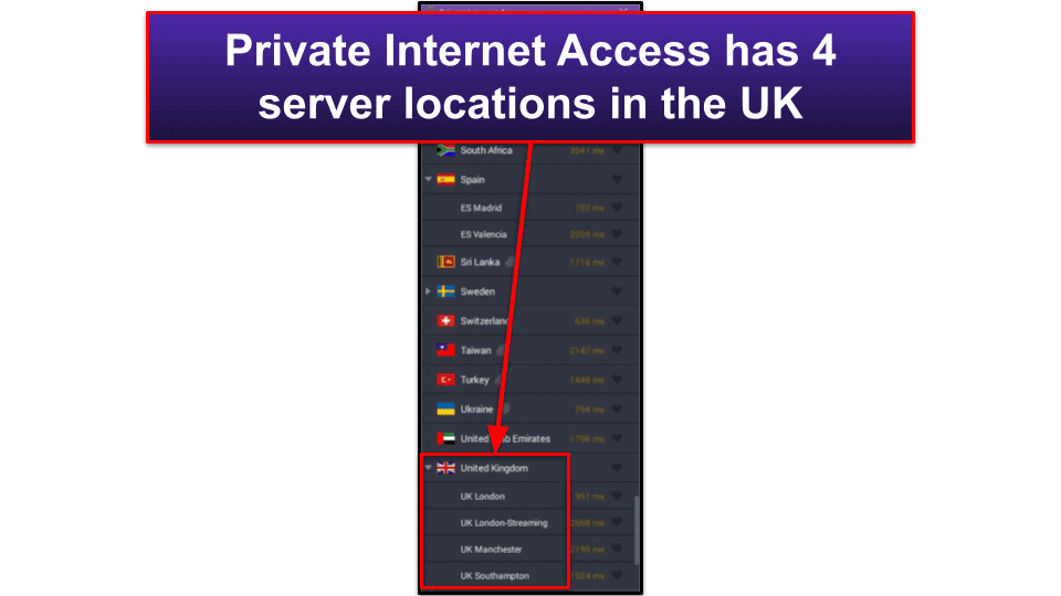 🥈2. Private Internet Access — Very Good for Torrenting With a UK IP Address