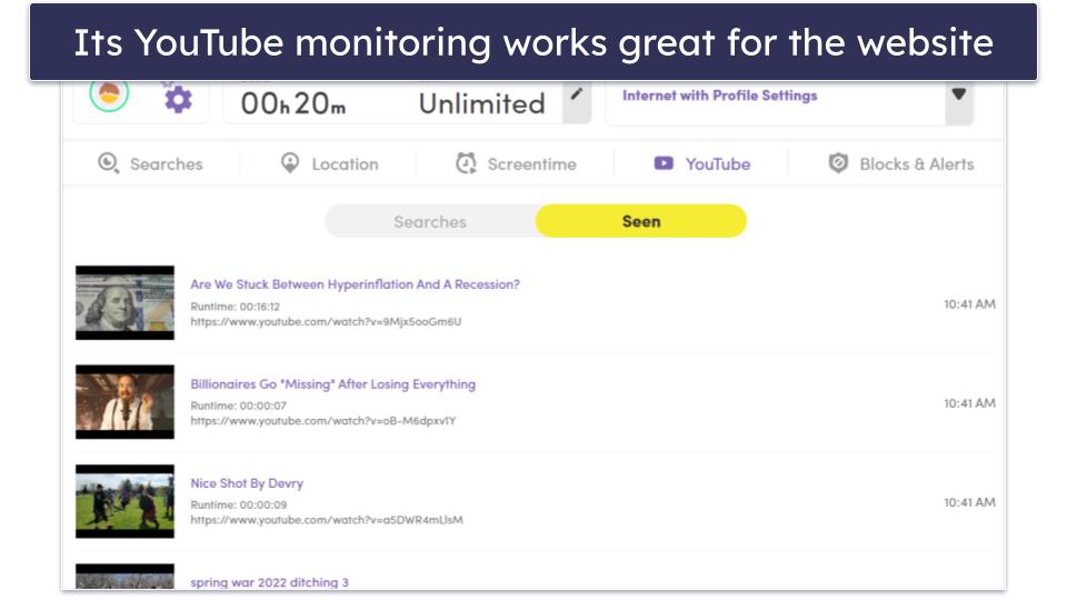 5. Net Nanny — Great for Monitoring YouTube’s Site &amp; Advanced Web Filtering