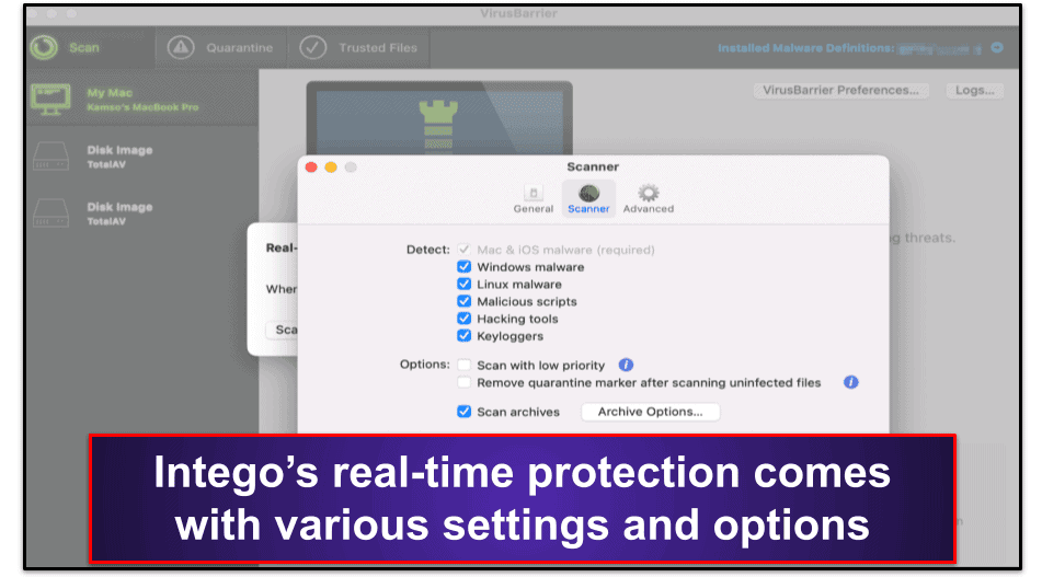 Intego Security Features