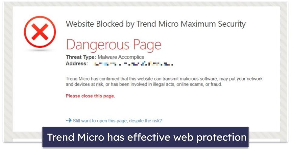 9. Trend Micro — Good Phishing Protection