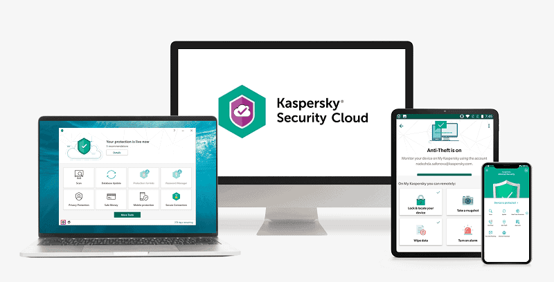 6. Kaspersky การรักษาความปลอดภัยในระบบคลาวด์ (ฟรี) — คุณสมบัติฟรีให้เลือกใช้จำนวนมาก