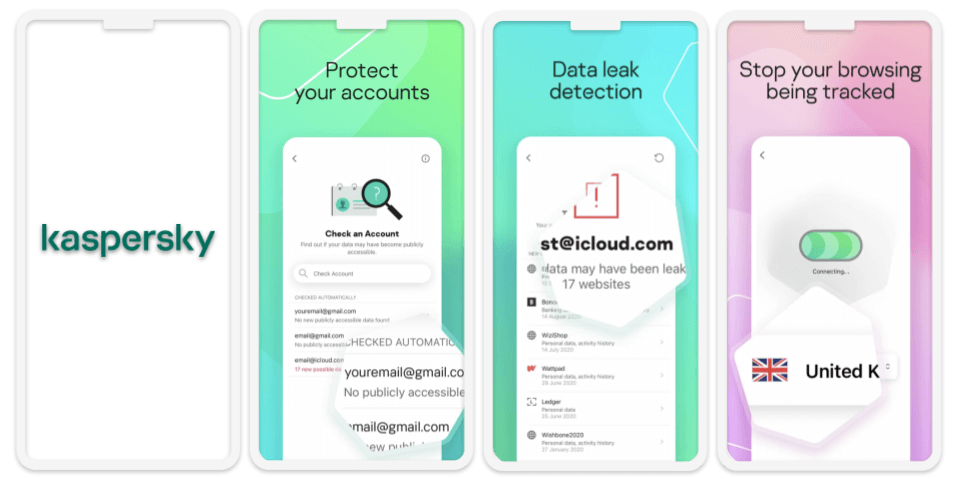 5. Kaspersky Security Cloud Free for iOS — VPN, Password Manager &amp; Security Breach Scan