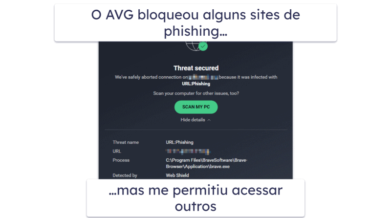 9. AVG AntiVirus Free — Verificador sólido de malware com proteções de arquivos