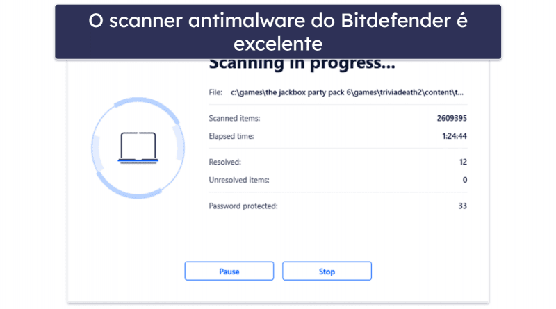 🥈2. Bitdefender Antivirus Free for Windows — Leve com proteções avançadas na web e contra malware