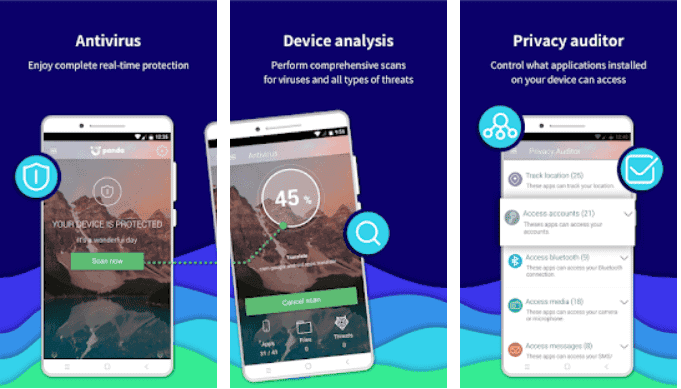 4. Panda Dome Free Antivirus for Android — ماسح فيروسات جيِّد يتكامل بشكل رائع مع الساعة الذكية
