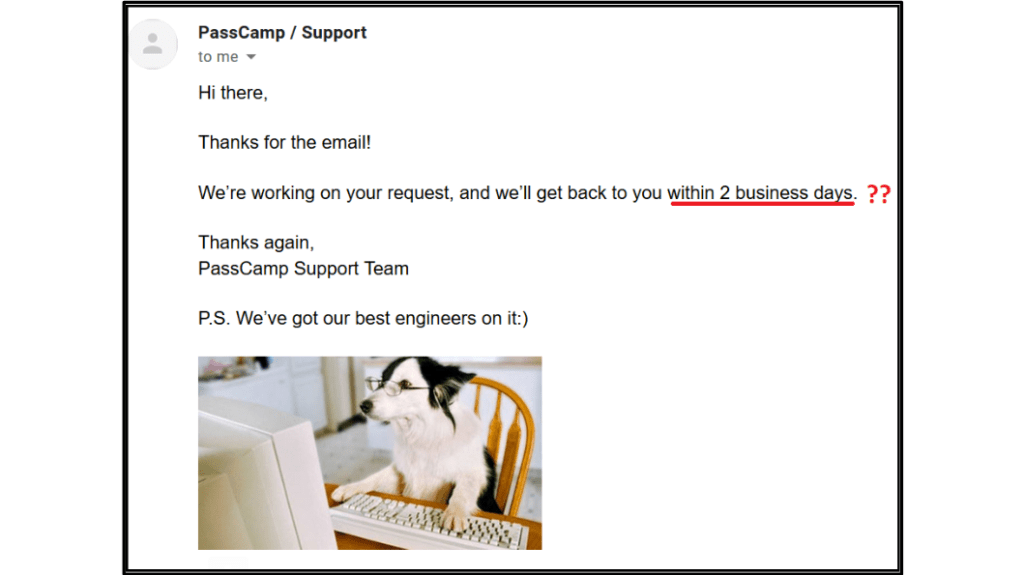 PassCamp Customer Support