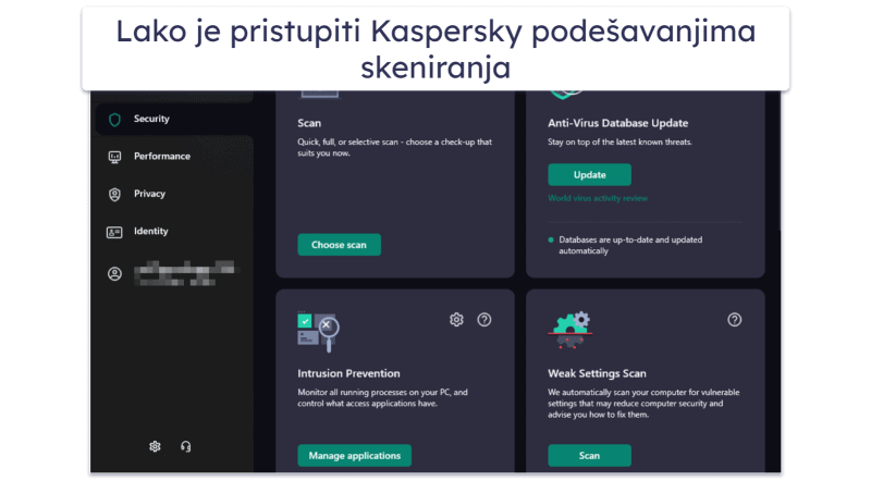 6. Kaspersky Free — Dobar izbor besplatnih funkcija