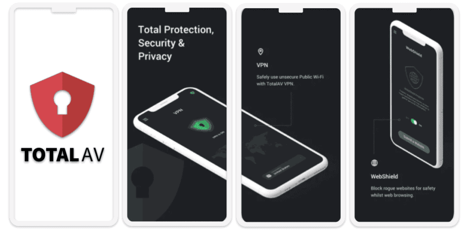 3.🥉 TotalAV Mobile Security – Godt utvalg av gratisfunksjoner for iOS