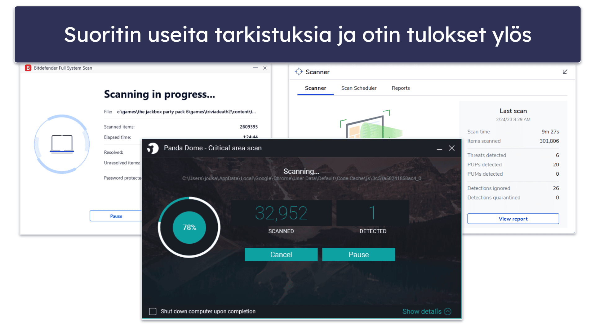 Testimenetelmät: Kriteerit arvosteluille ja vertailuille
