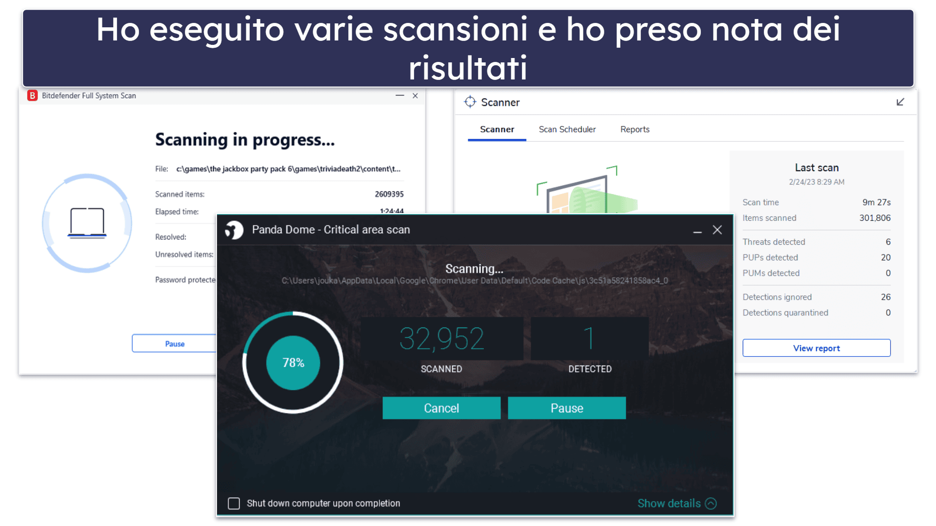 Metodologia di test: criteri di confronto e classificazione