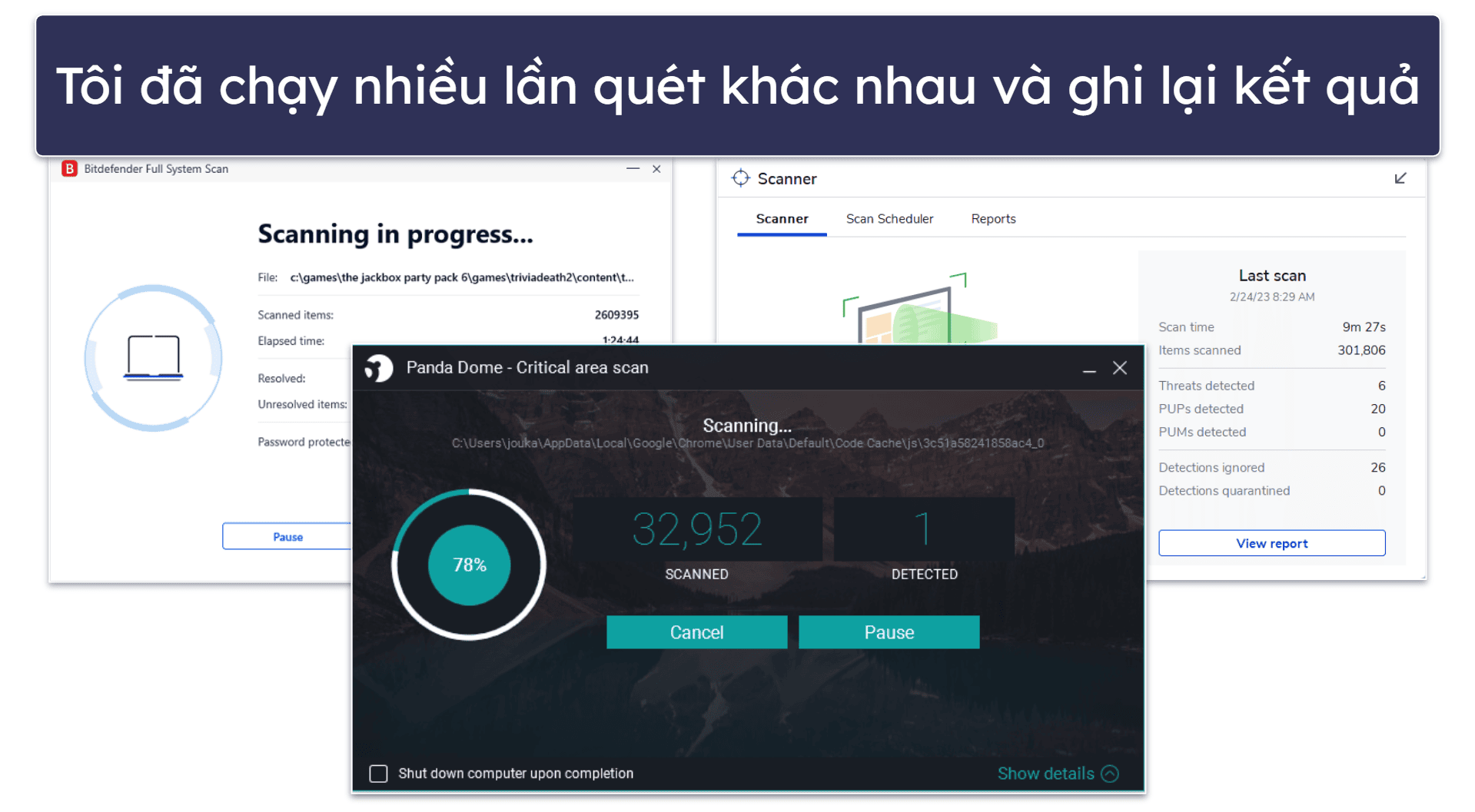 Phương pháp kiểm tra: Tiêu chí so sánh & xếp hạng