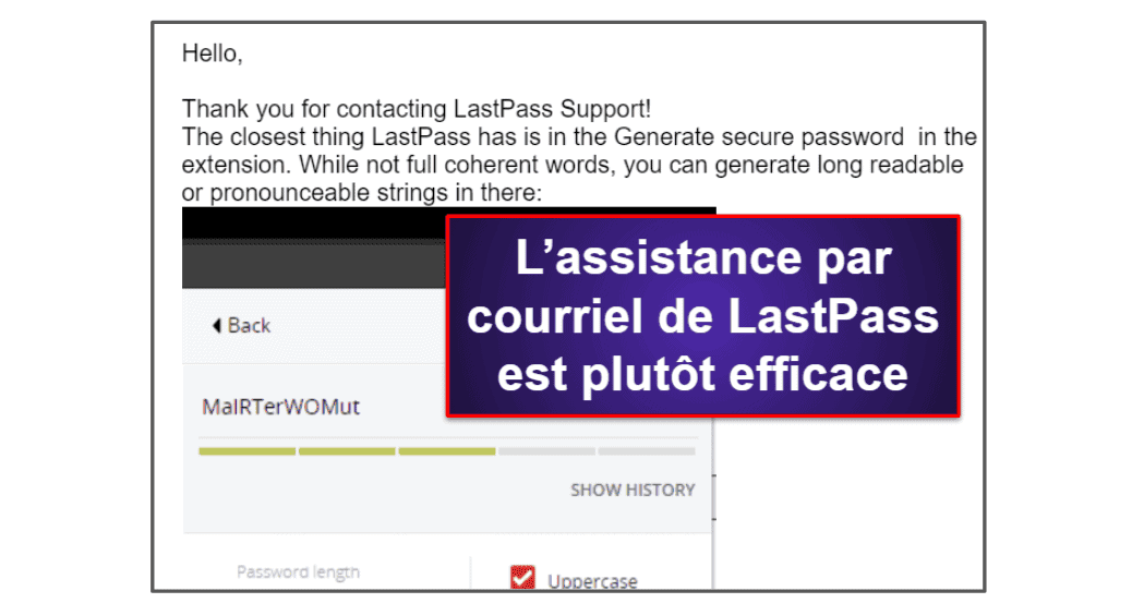 Dashlane vs LastPass : assistance client