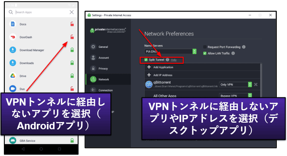 Private Internet Access：特長