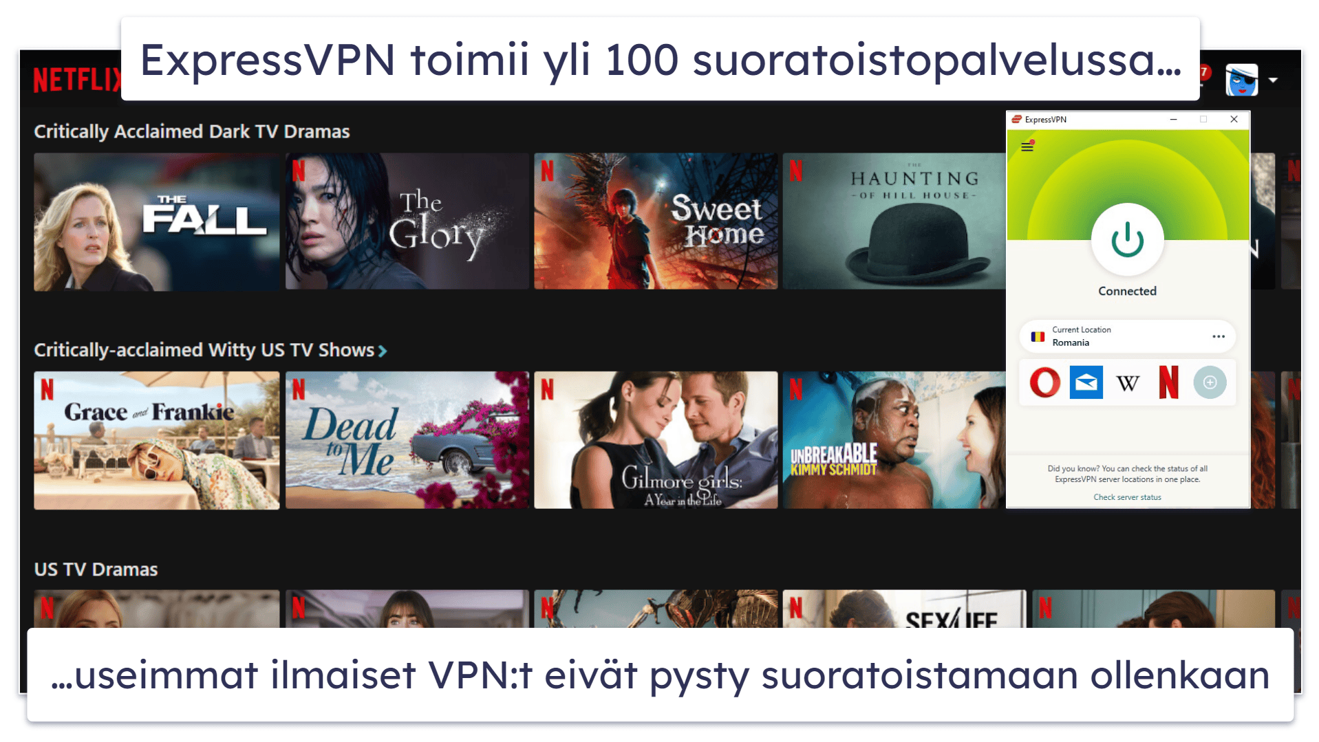 🥇1. ExpressVPN – Paras VPN-kokonaisuus vuonna 2026