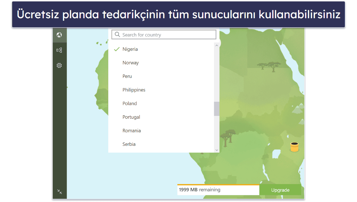 Bonus. TunnelBear – Tüm Sunuculara ve Özelliklere Erişim Sağlayan Kaliteli Ücretsiz VPN