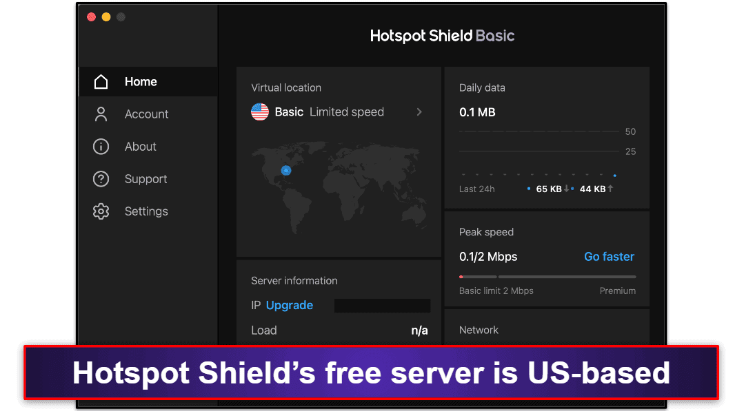 5. Hotspot Shield — Good for Web Browsing (With Decent Speeds)