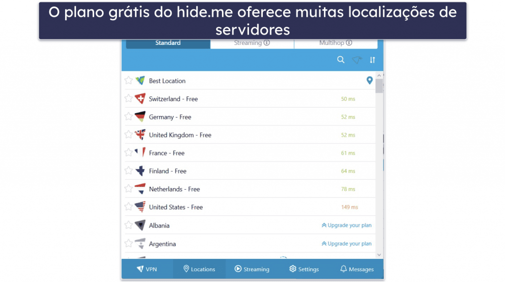 Screenshot Best REALLY FREE VPNs
