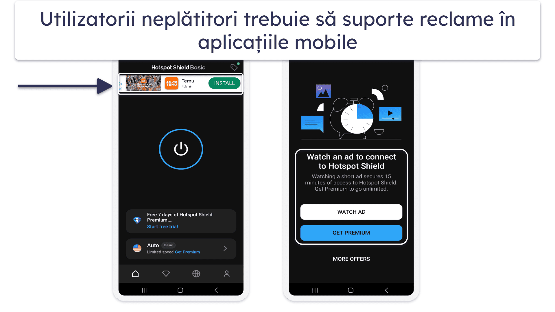 4. Hotspot Shield — Bun pentru navigarea web sigură