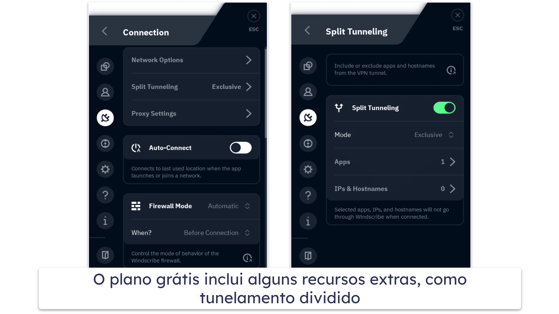 5. Windscribe — Boa VPN grátis para streaming