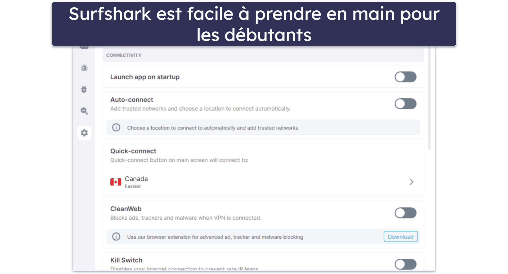 4. Surfshark — Des essais gratuits de 7 jours sur des applications mobiles accessibles pour tous