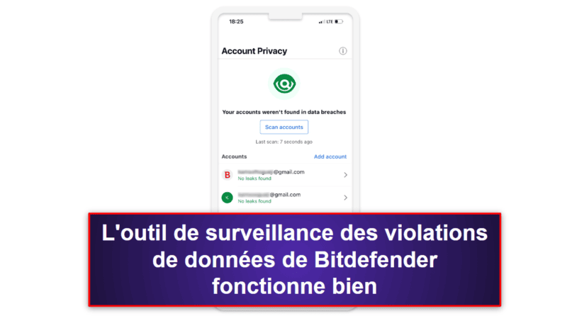 7. Bitdefender Mobile Security — Une bonne protection web et un VPN gratuit convenable