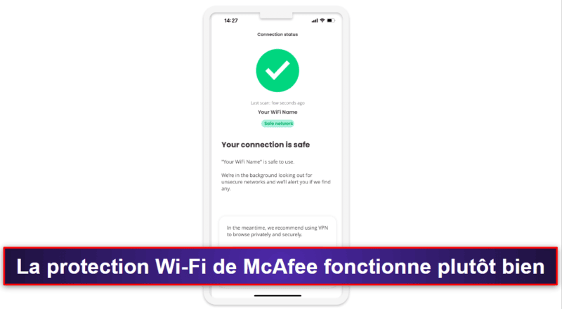 2.🥈 McAfee Mobile Security for iOS — appli iOS facile à utiliser avec des fonctionnalités de sécurité de qualité