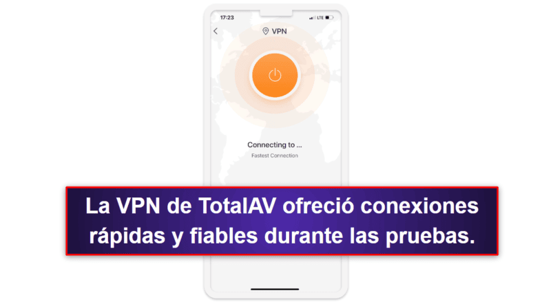 4. TotalAV Mobile Security: buena gama de prestaciones gratis para iOS