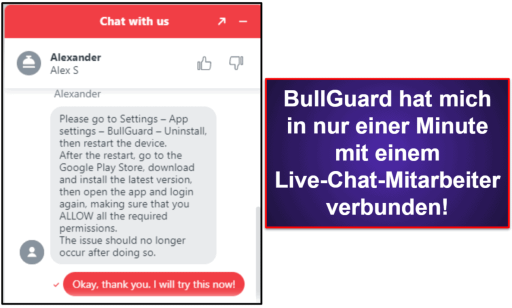 BullGuard Kundensupport