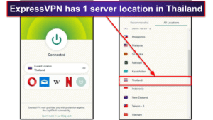 🥇1. ExpressVPN — Best VPN for Getting a Thai IP Address