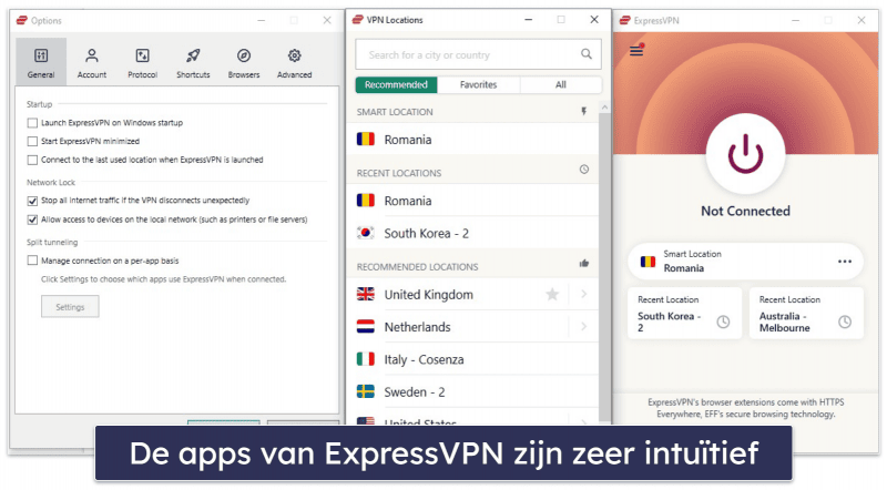 🥇1. ExpressVPN — Beste algehele VPN in 2024