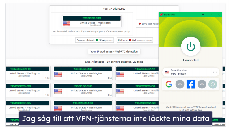 Testmetodik: Kriterier för jämförelse och ranking