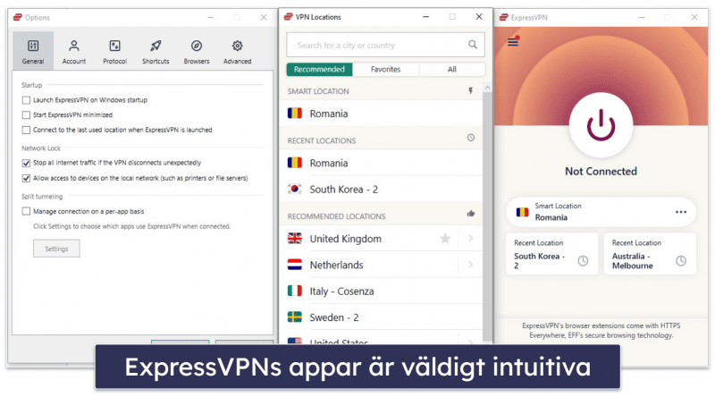 🥇1. ExpressVPN — Bästa övergripande VPN 2024