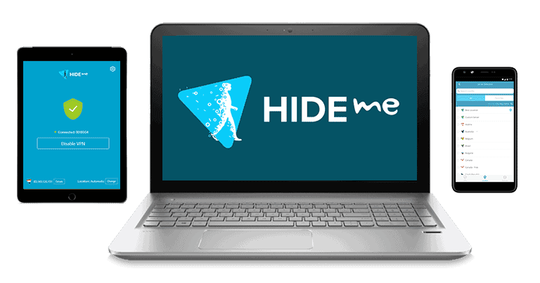 🥉3. hide.me – Paras ilmainen VPN torrenteille