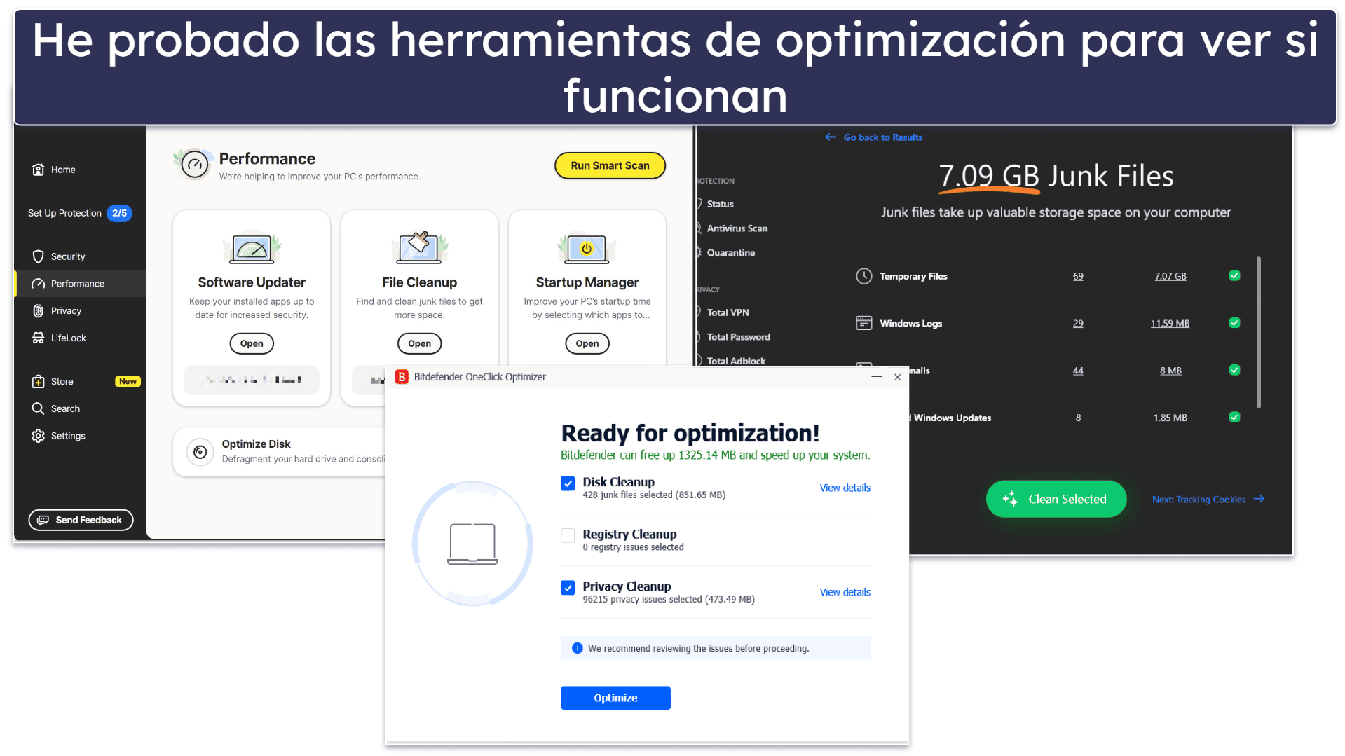 Metodología de pruebas: criterios de comparación y clasificación