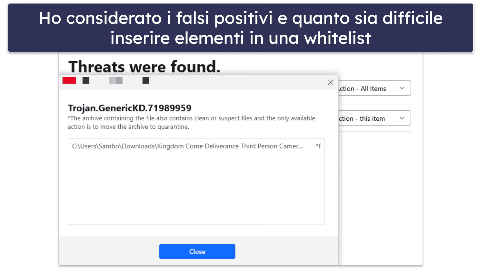 Metodologia di verifica: criteri di confronto e classificazione