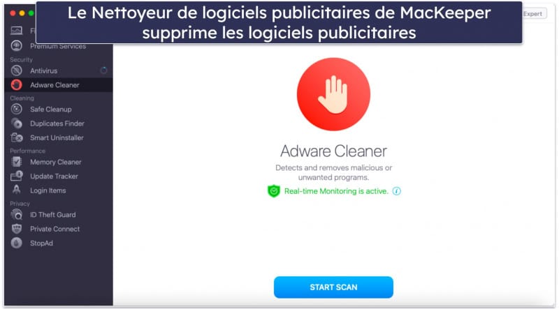 8. MacKeeper — Suppression simple et rapide des logiciels espions (Sur Mac uniquement)