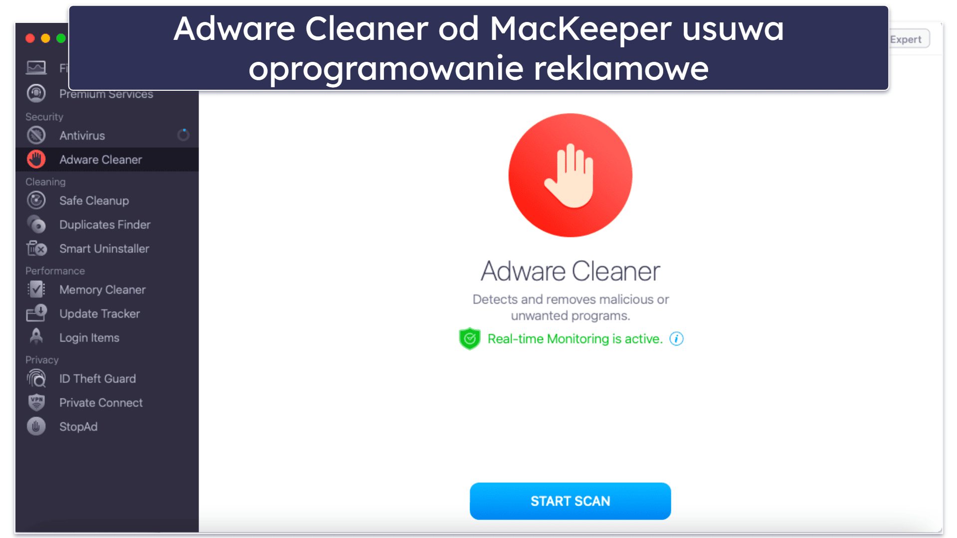 8. MacKeeper — proste i szybkie usuwanie spyware (tylko na Maca)
