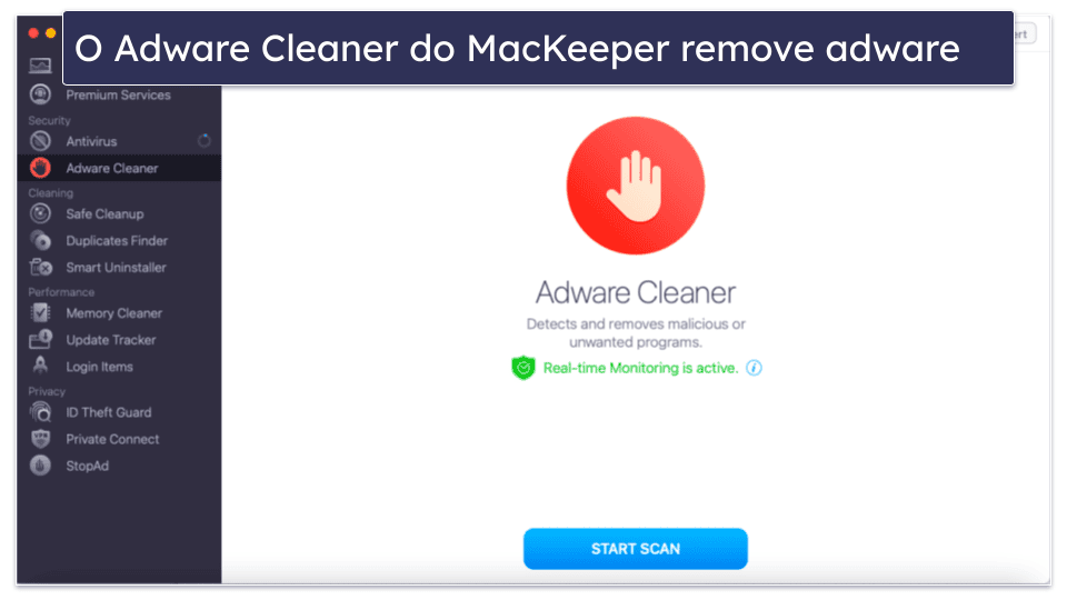 9. MacKeeper — Remoção simples e rápida de spyware (somente para Mac)