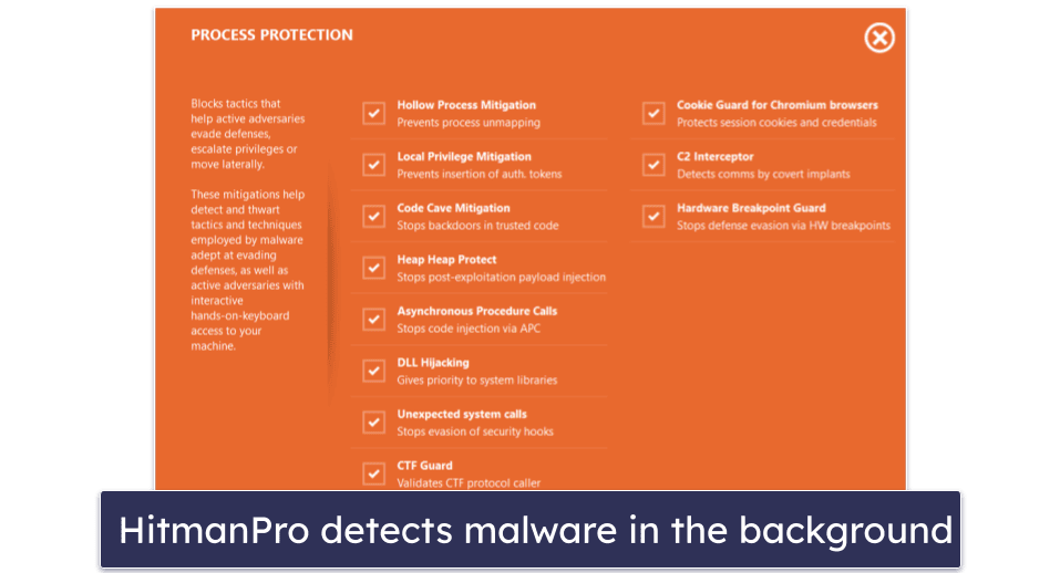 HitmanPro Security Features — Decent Malware Scanner (But Not Much Else)