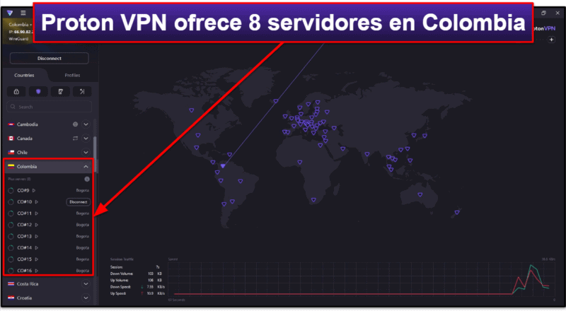 🥉3. Proton VPN — Excelente para tener seguridad de alta calidad