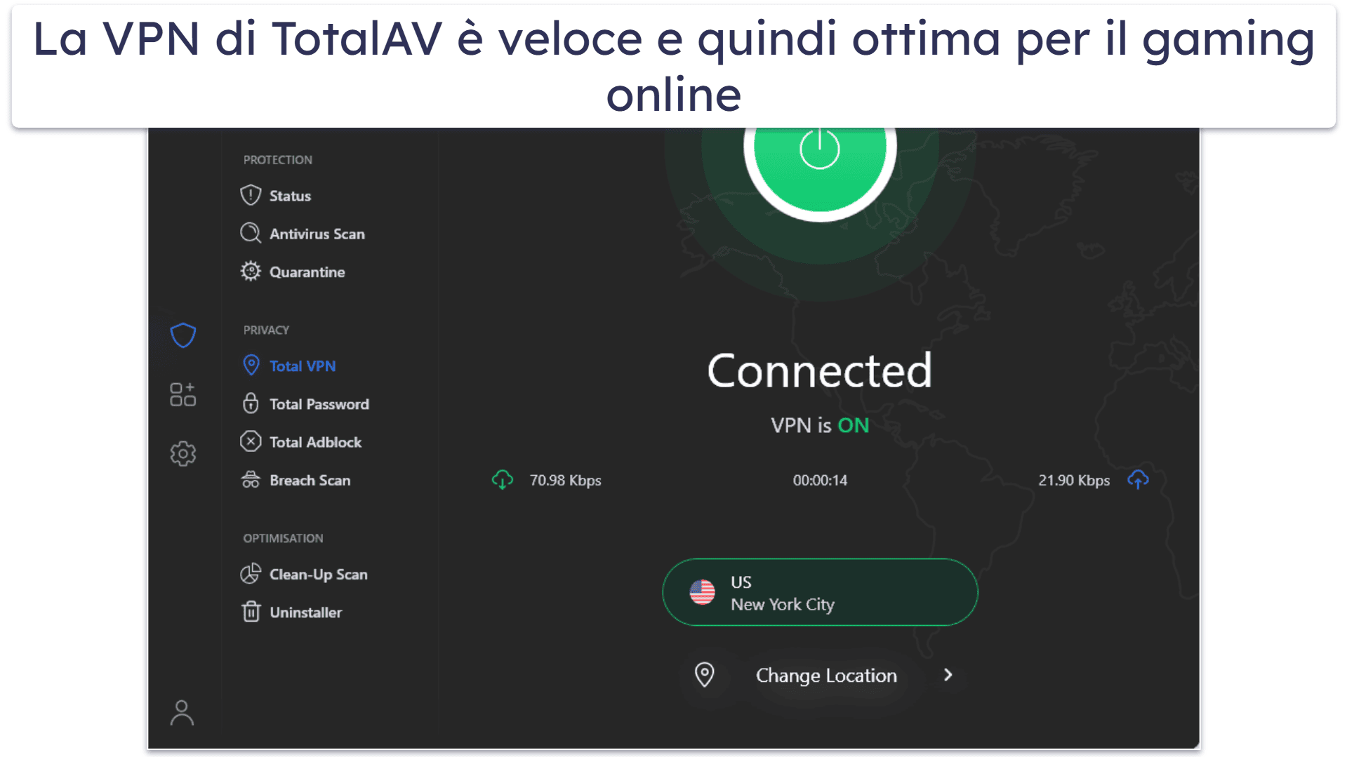🥉3. TotalAV — Scanner veloce e i migliori strumenti di ottimizzazione del sistema per i giocatori