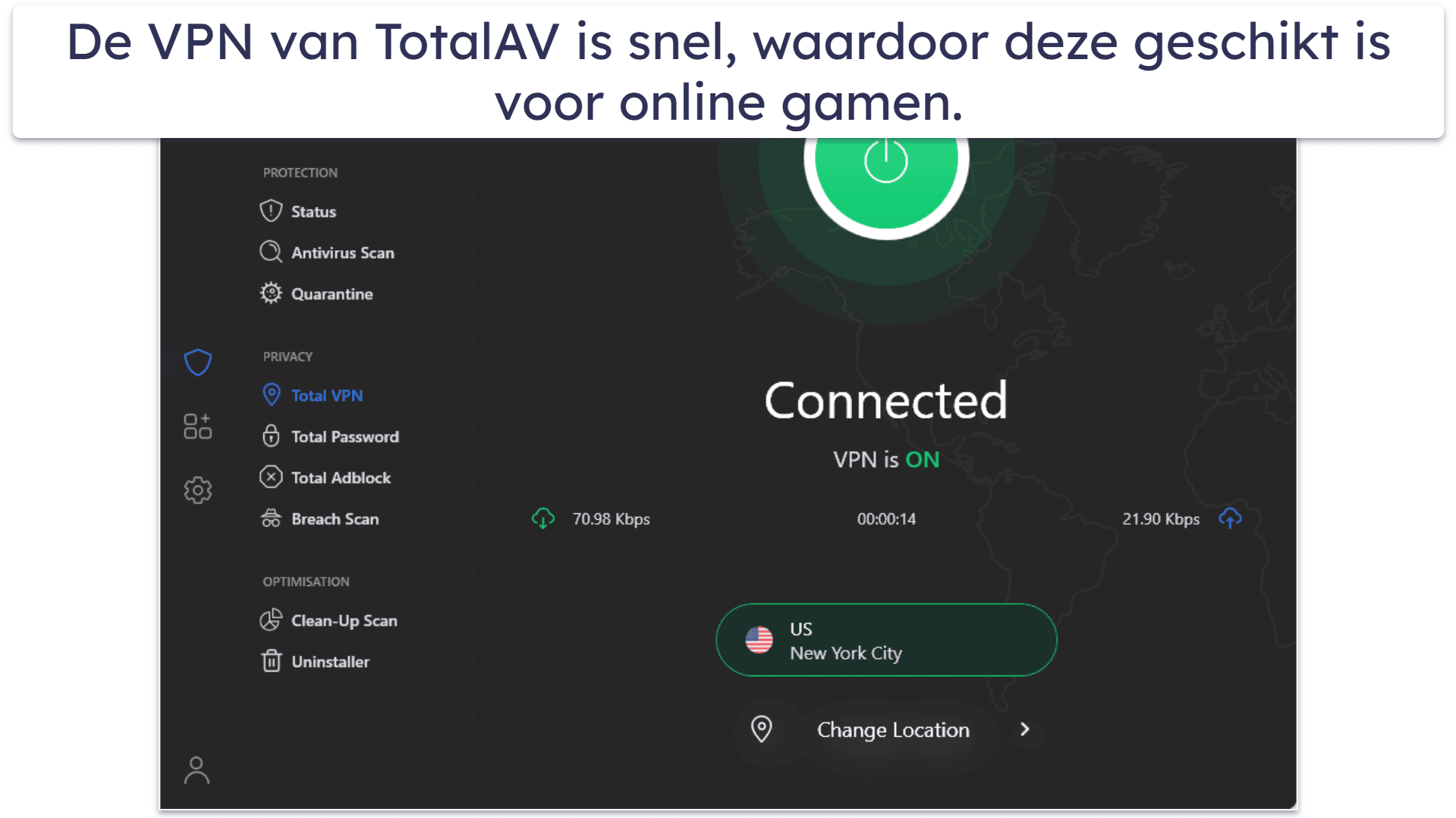 🥉3. TotalAV — Snelle scanner &amp; beste tools voor de afstemming van je systeem voor gamers